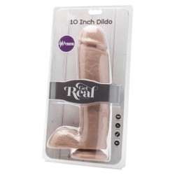 GET REAL DILDO 255 CM CON TESTICULOS VIBRADOR NATURAL 2