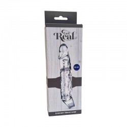 GET REAL EXTENSION LARGO 19 CM TRANSPARENTE 2