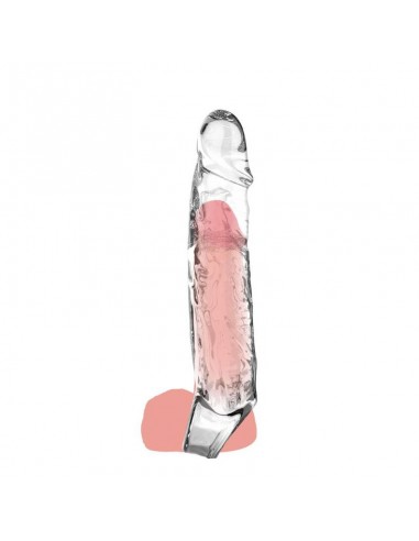 GET REAL EXTENSION LARGO 19 CM TRANSPARENTE