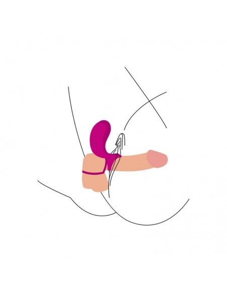 XOCOON ANILLO VIBRADOR PARA PAREJAS FUCSIA XOCOON ANILLO VIBRADOR PARA PAREJAS FUCSIA