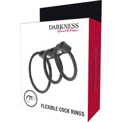 DARKNESS SET DE 3 ANILLAS PENE FLEXIBLE 2