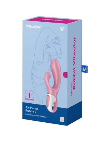 SATISFYER AIR PUMP BUNNY 2 ROSA ANTIGUO