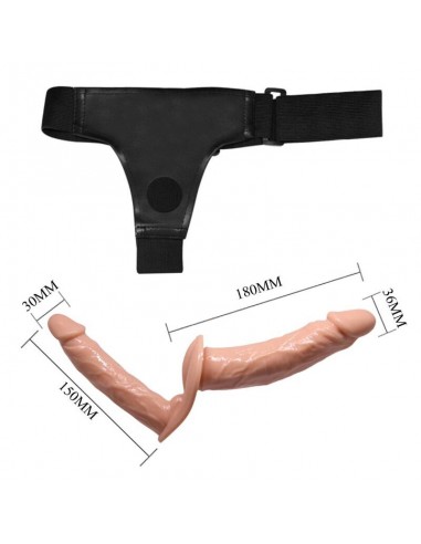 BAILE ULTRA PASSIONATE HARNESS DOBLES DILDOS CON ARNeS