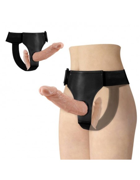 BAILE ULTRA PASSIONATE HARNESS DOBLES DILDOS CON ARNeS