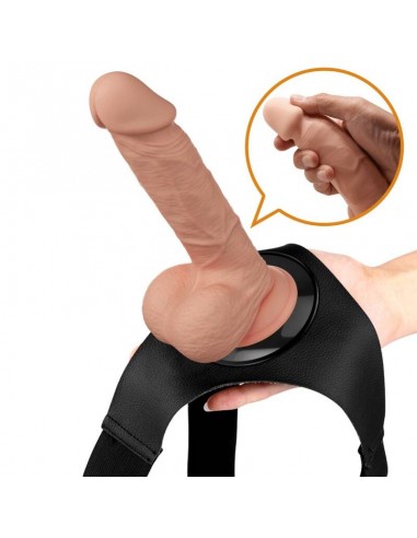 PRETTY LOVE HARNESS BRIEFS ARNeS UNIVERSAL CON DILDO JERRY 218 CM NATURAL