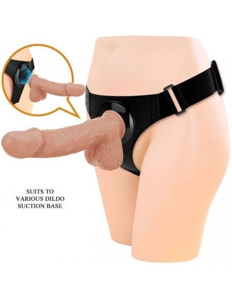 PRETTY LOVE HARNESS BRIEFS ARNeS UNIVERSAL CON DILDO JERRY 218 CM NATURAL