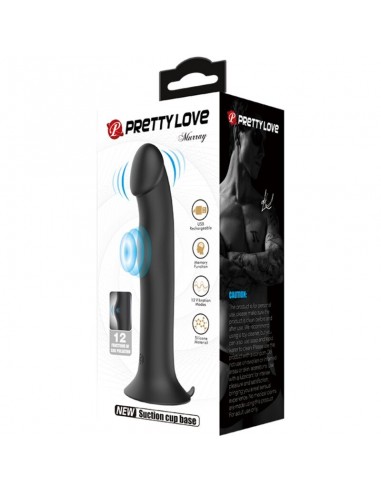 PRETTY LOVE MURRAY VIBRADOR Y SUCCIONADOR DE CLITORIS NEGRO
