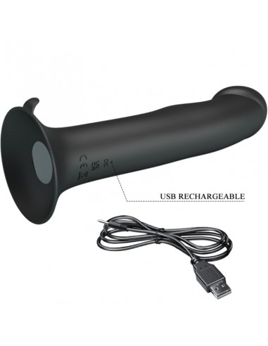 PRETTY LOVE MURRAY VIBRADOR Y SUCCIONADOR DE CLITORIS NEGRO