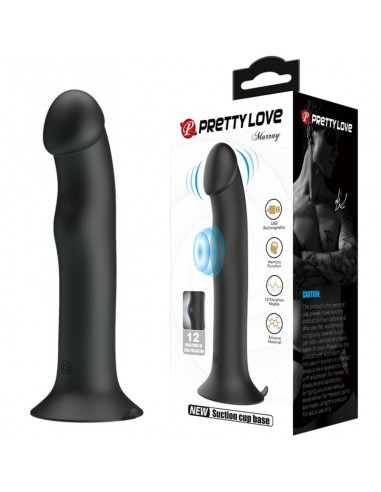 PRETTY LOVE MURRAY VIBRADOR Y SUCCIONADOR DE CLITORIS NEGRO