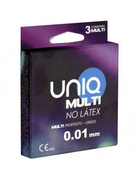UNIQ MULTI PRESERVATIVOS SIN LATEX 3 UNIDADES UNIQ MULTI PRESERVATIVOS SIN LATEX 3 UNIDADES