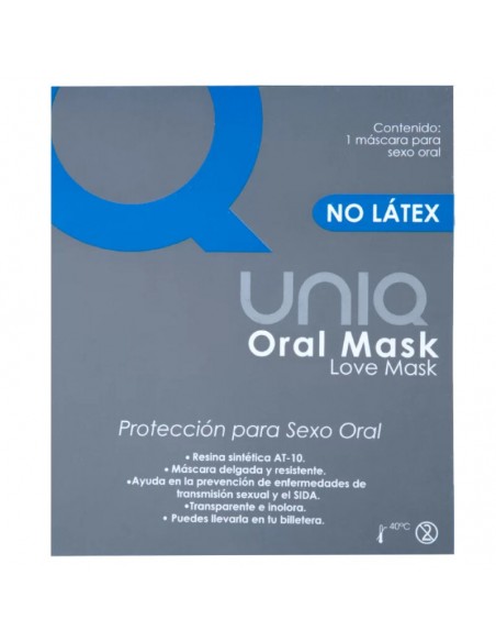 UNIQ ORAL MASK PRESERVATIVOS SIN LATEX 1 UNIDAD