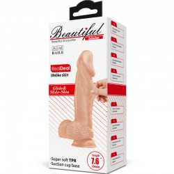 BEAUTIFUL ENCOUNTER ZEBULON DILDO REALISTICO FLEXIBLE 194 CM NATURAL 2