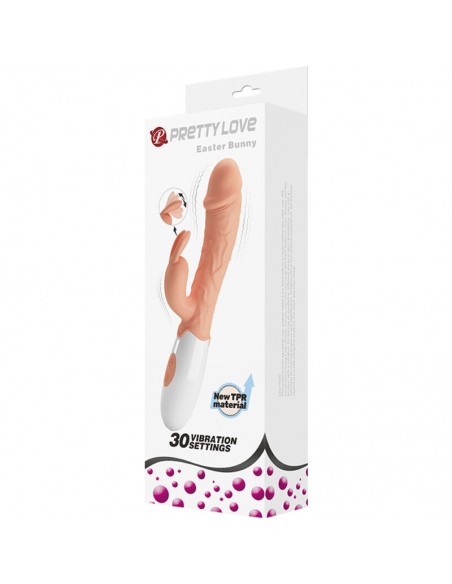 PRETTY LOVE EASTER BUNNY VIBRADOR CON ESTIMULADOR