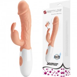 PRETTY LOVE EASTER BUNNY VIBRADOR CON ESTIMULADOR