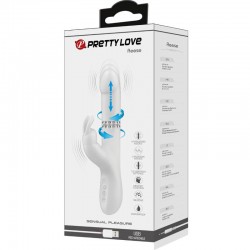 PRETTY LOVE REESE VIBRADOR CON ROTACIoN PLATEADO 2