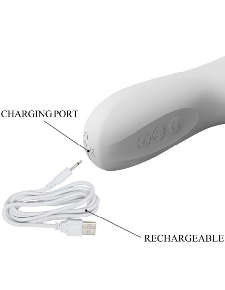 PRETTY LOVE REESE VIBRADOR CON ROTACIoN PLATEADO PRETTY LOVE REESE VIBRADOR CON ROTACIoN PLATEADO