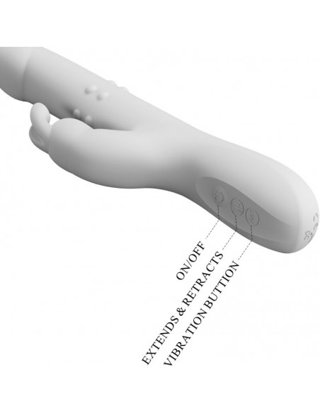 PRETTY LOVE REESE VIBRADOR CON ROTACIoN PLATEADO