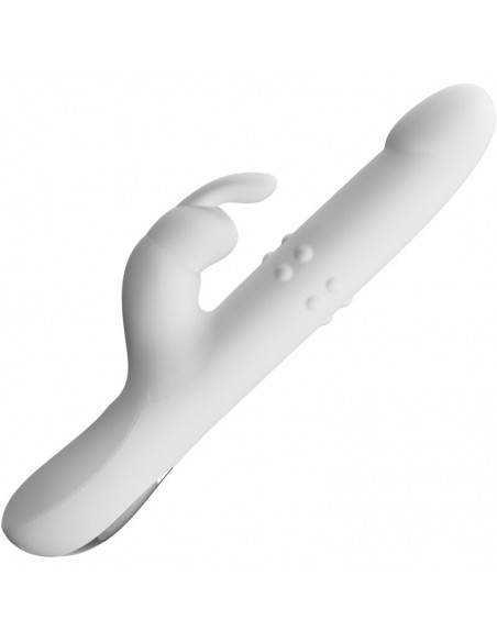 PRETTY LOVE REESE VIBRADOR CON ROTACIoN PLATEADO