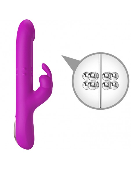 PRETTY LOVE REESE VIBRADOR CON ROTACIoN MORADO
