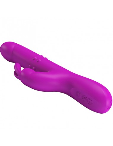 PRETTY LOVE REESE VIBRADOR CON ROTACIoN MORADO