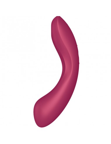 SATISFYER CURVE TRINITY 1 AIR PULSE VIBRATION ROJO