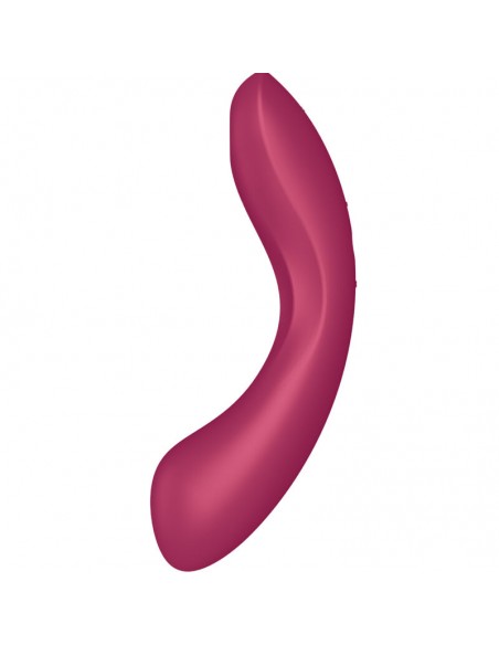 SATISFYER CURVE TRINITY 1 AIR PULSE VIBRATION ROJO