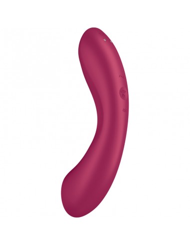 SATISFYER CURVE TRINITY 1 AIR PULSE VIBRATION ROJO