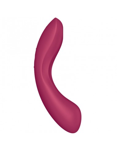 SATISFYER CURVE TRINITY 1 AIR PULSE VIBRATION ROJO