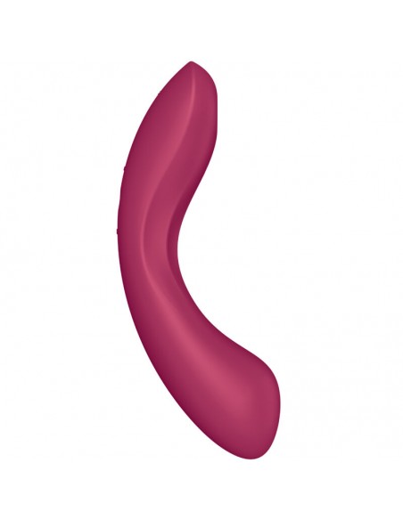 SATISFYER CURVE TRINITY 1 AIR PULSE VIBRATION ROJO