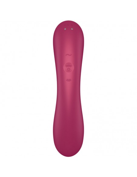 SATISFYER CURVE TRINITY 1 AIR PULSE VIBRATION ROJO