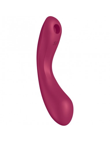 SATISFYER CURVE TRINITY 1 AIR PULSE VIBRATION ROJO