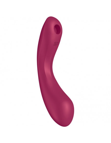 SATISFYER CURVE TRINITY 1 AIR PULSE VIBRATION ROJO