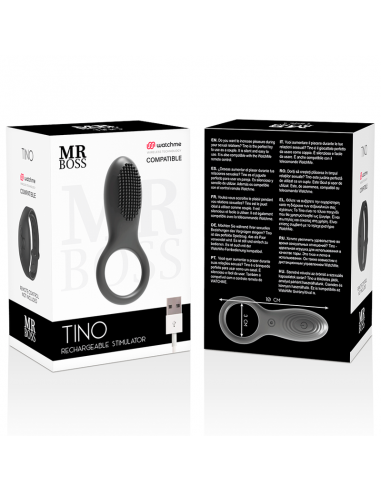 MR BOSS TINO ANILLO ESTIMULADOR COMPATIBLE CON WATCHME WIRELESS TECHNOLOGY