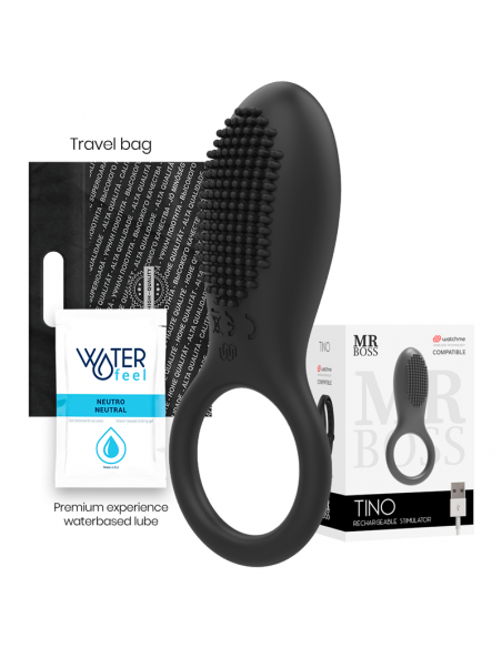 MR BOSS TINO ANILLO ESTIMULADOR COMPATIBLE CON WATCHME WIRELESS TECHNOLOGY