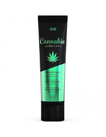 INTT LUBRICANTE INTIMO BASE AGUA CON SABOR A CANNABIS