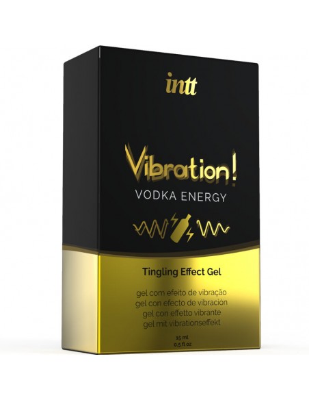 INTT POTENTE ESTIMULANTE iNTIMO GEL VIBRADOR LIQUIDO VODKA 15ML
