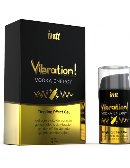 INTT POTENTE ESTIMULANTE iNTIMO GEL VIBRADOR LIQUIDO VODKA 15ML