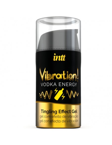 INTT POTENTE ESTIMULANTE iNTIMO GEL VIBRADOR LIQUIDO VODKA 15ML