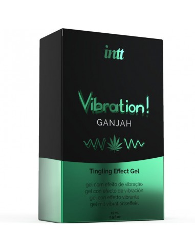 INTT POTENTE ESTIMULANTE iNTIMO GEL VIBRADOR LIQUIDO CANNABIS 15ML