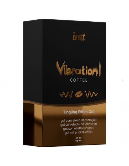 INTT POTENTE ESTIMULANTE iNTIMO GEL VIBRADOR LIQUIDO CAFe 15ML