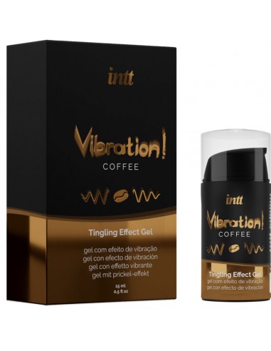 INTT POTENTE ESTIMULANTE iNTIMO GEL VIBRADOR LIQUIDO CAFe 15ML