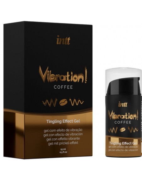 INTT POTENTE ESTIMULANTE iNTIMO GEL VIBRADOR LIQUIDO CAFe 15ML