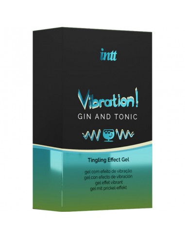 INTT POTENTE ESTIMULANTE iNTIMO GEL VIBRADOR LIQUIDO GIN TONIC 15ML