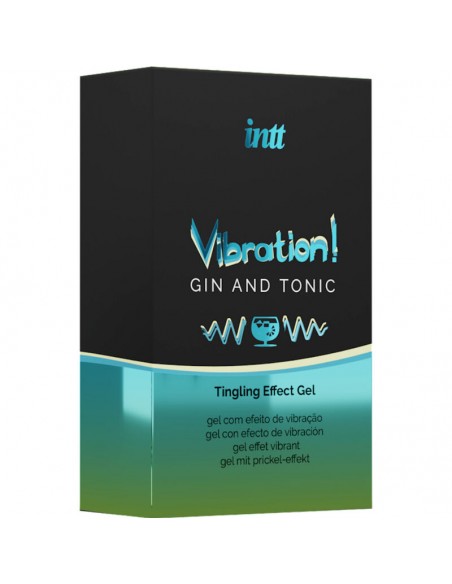 INTT POTENTE ESTIMULANTE iNTIMO GEL VIBRADOR LIQUIDO GIN TONIC 15ML