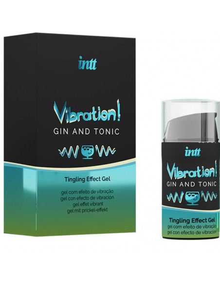 INTT POTENTE ESTIMULANTE iNTIMO GEL VIBRADOR LIQUIDO GIN TONIC 15ML