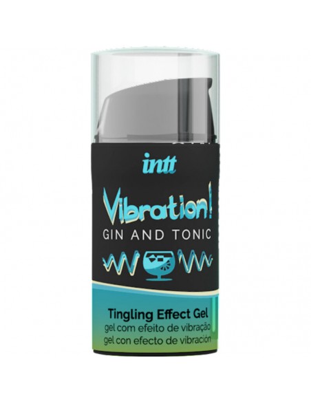 INTT POTENTE ESTIMULANTE iNTIMO GEL VIBRADOR LIQUIDO GIN TONIC 15ML