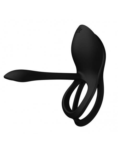 ZOLO BAYEK ANILLO VIBRADOR CONTROL REMOTO PAREJAS NEGRO