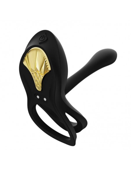 ZOLO BAYEK ANILLO VIBRADOR CONTROL REMOTO PAREJAS NEGRO