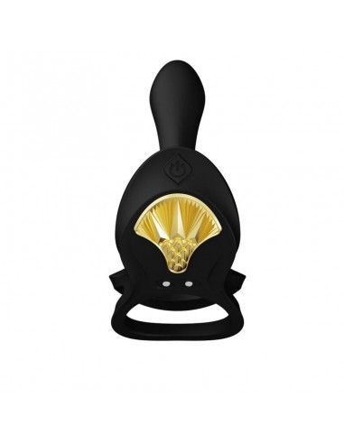 ZOLO BAYEK ANILLO VIBRADOR CONTROL REMOTO PAREJAS NEGRO