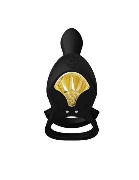 ZOLO BAYEK ANILLO VIBRADOR CONTROL REMOTO PAREJAS NEGRO